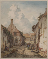 Y 029
<br/>
De Grutterstraat te Rhenen
<br/>
<em>Hulswit, Jan (1766-1822)</em>